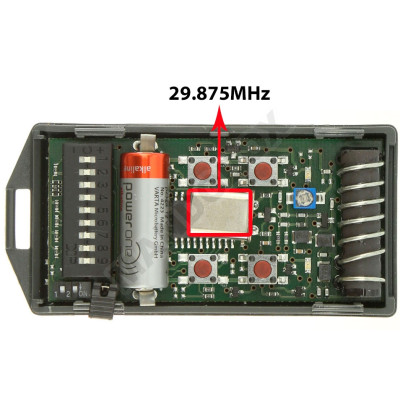 Télécommande CARDIN S466-TX4 29.875 MHz – Image 8