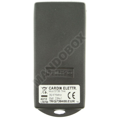 Mando de garaje CARDIN S738-TX4 - Imagen 8