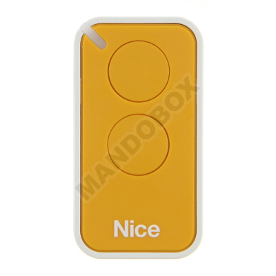 Mando de garaje NICE INTI 2 amarillo - Imagen 2