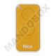 Mando de garaje NICE INTI 2 amarillo - Imagen 5