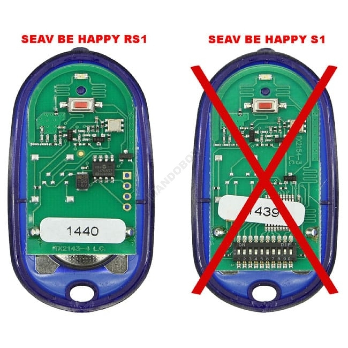 Télécommande SEAV Be-Happy-RS1 Negro – Image 6