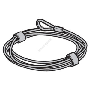 Zugseil HÖRMANN Ø 4 mm 3095589 10 m